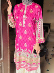 Pink Linen Shirt- SF331