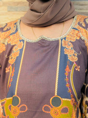 Brown Linen Shirt- SF332