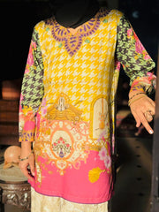 Yellow Linen Shirt- SF333